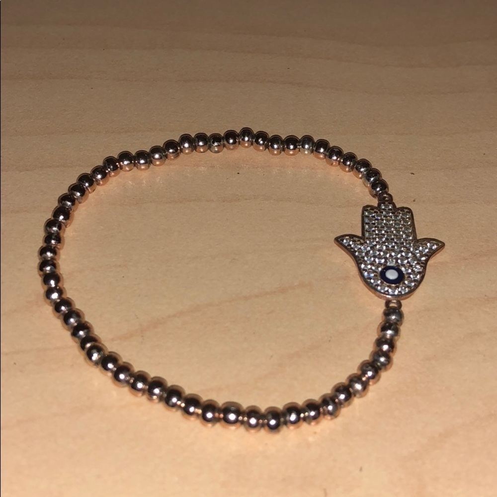 Hand of Fatima Swarovski crystal bracelet